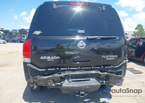 2011 Nissan Armada Platinum from USA, damaged, VIN 5N1BA0NFXBN615644
